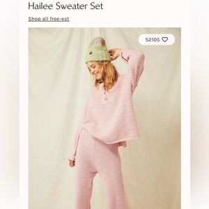 FREE PEOPLE HAILEE SWEATER SET